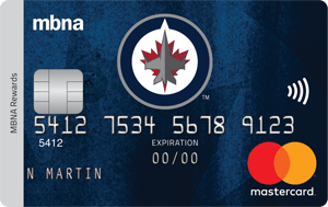 Winnipeg Jets  MBNA Rewards Mastercard